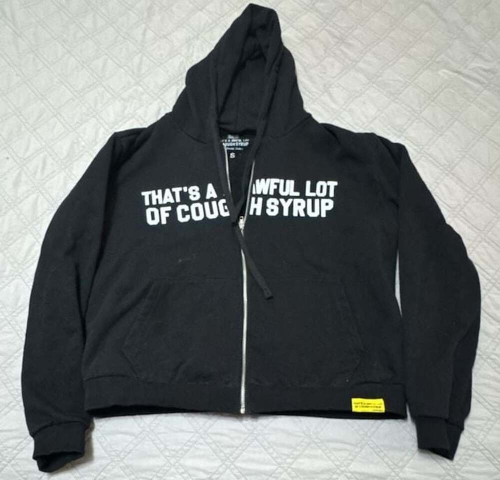 That's A Awful Lot Of Cough Syrup Classic Zip Up Hoodie